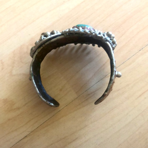 Handmade Copper and Gold Bracelet - Picture 3 of 6